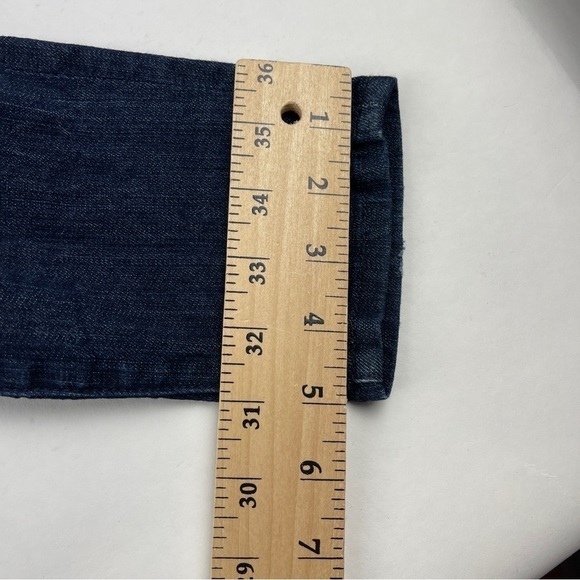 7 For All Mankind Jeans Womens Size 26 The Skinny Blue Dark Wash Denim - Picture 11 of 12